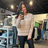 Pattern Chenille Sweater