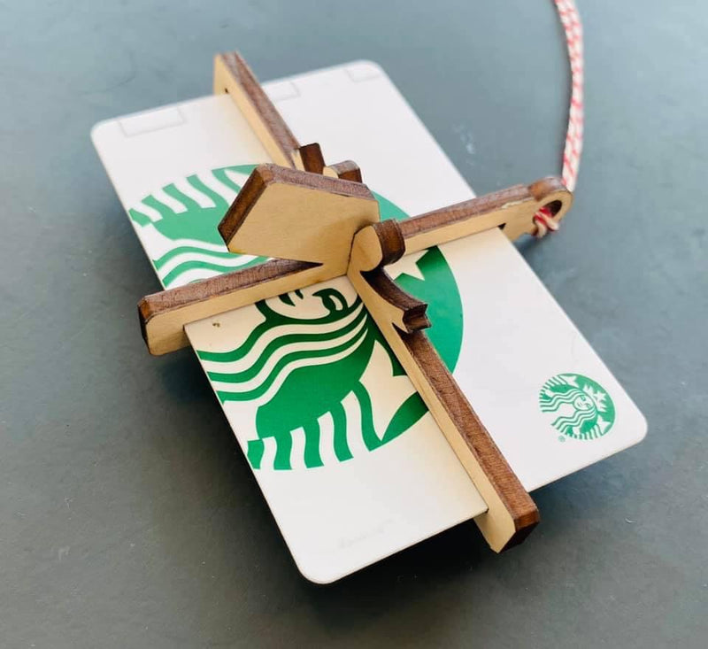 Wooden Gift Card Holder