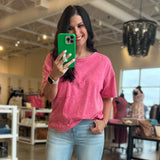 Acid Wash Pocket Tee