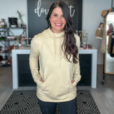 Active Essential Hoodie with Thumbholes - Butter Cream