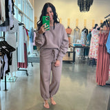 Dark Dusty Mauve Lounge Sweatshirt