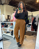 Front Pocket Long Sleeve Blouse