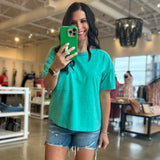 Acid Wash Pocket Tee