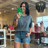 Acid Wash Pocket Tee